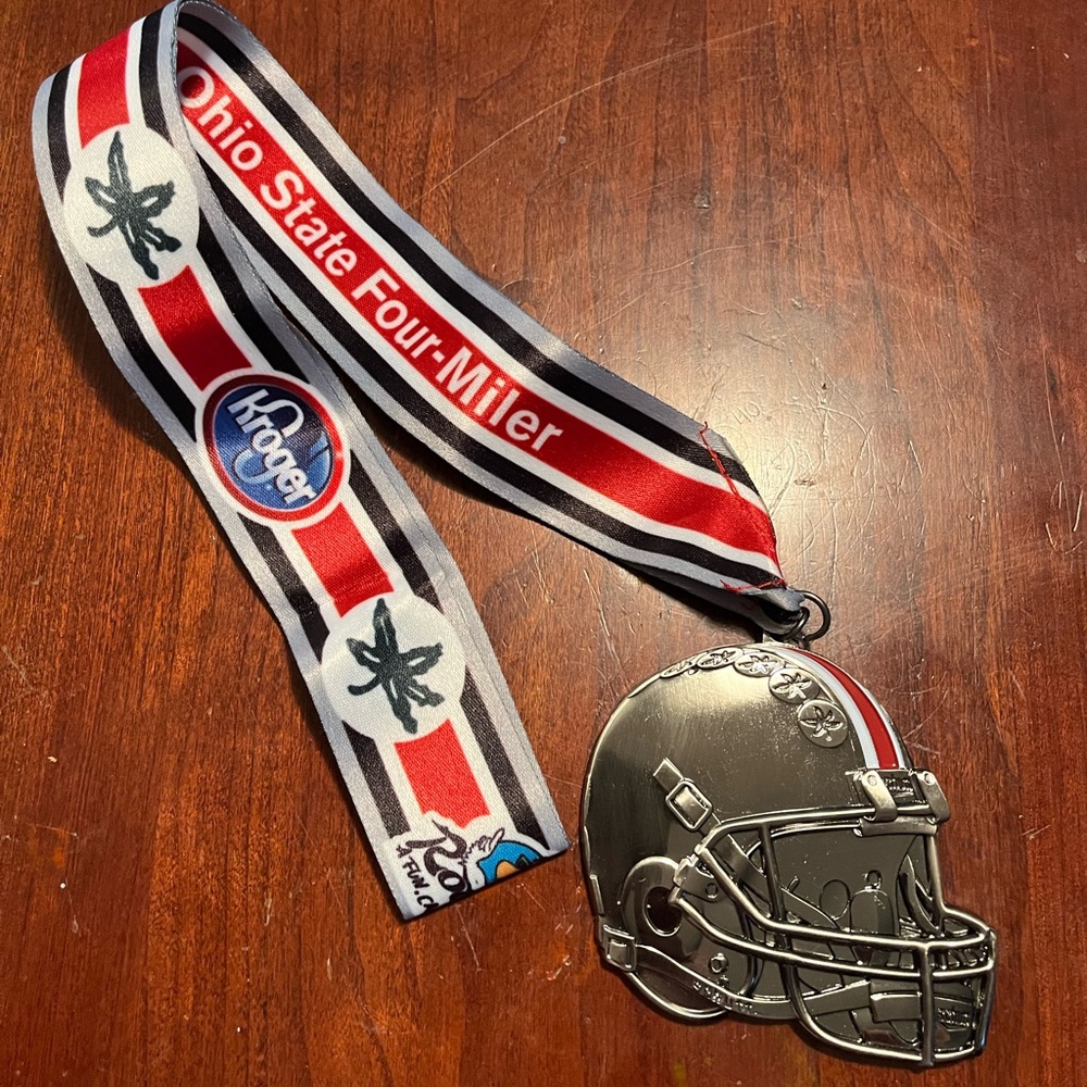 Ohio State Four-Miler Medal with Lanyard